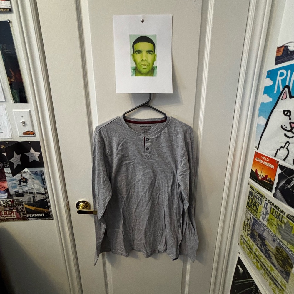 Gray Henley Shirt